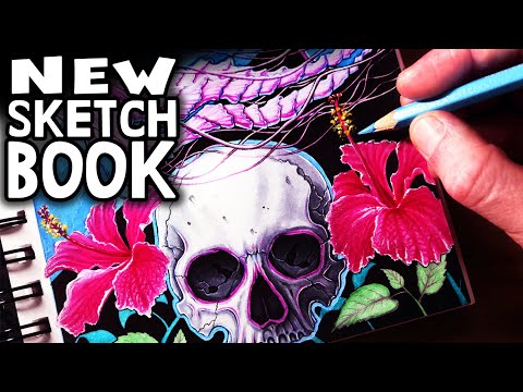 Starting my NEW SKETCHBOOK - THE FIRST PAGE