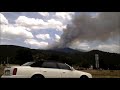 Trinidad CO video: Fisher's Peak Fire 07/09/2013 1:45 pm