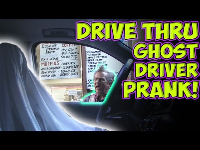 Epic Drive Thru Ghost Driver Prank! - Video