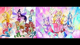 Precure Winx Club Mashup Kimi To Idol Bloomix Demo