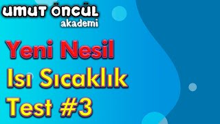 Isı Sıcaklık Yeni Nesil Soru Kitabı Test