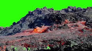 Free Real Lava Green Screen 3