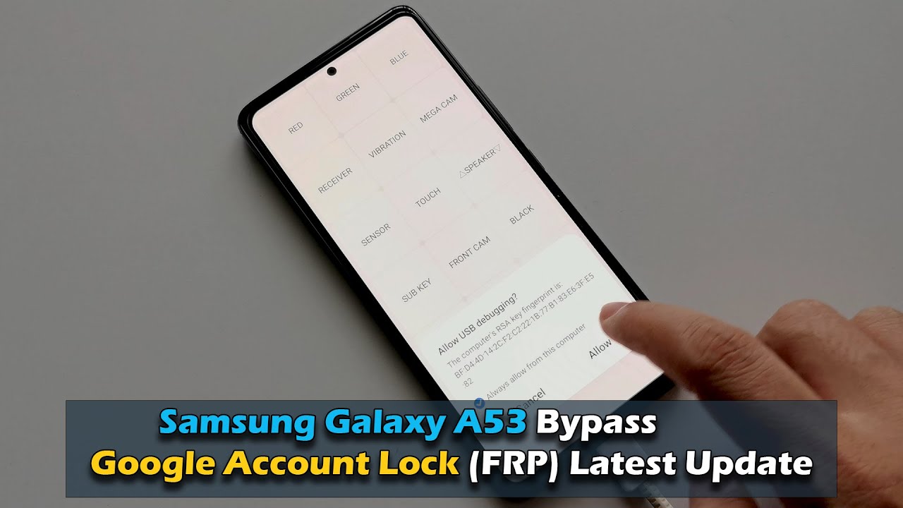 Samsung Galaxy A53 – Bypass Google Account Lock (FRP) Samsung Galaxy A53 – Bypass Google Account Lock (FRP)