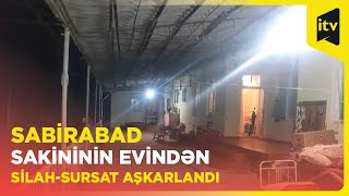 Sabirabad Sakininin Evindən Silah-Sursat Aşkarlandı