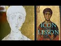 How to Paint a Byzantine Face - Μάθημα Αγιογραφίας