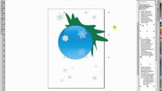 Открытка на новый год в coreldraw Открытка на новый год в coreldraw
