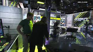 Ryan Clark Arrives Late For Nfl Live & Dan Orlovsky Breaks Down His Entrance Nfl Live