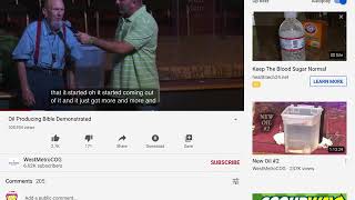 The Bible That Leaks Constant Oil