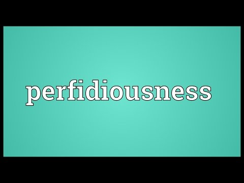 Header of perfidiousness