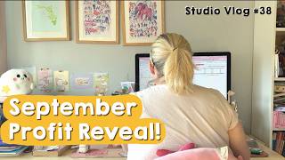 Did We Make A Profit In September? Husband & Wife Small Biz Studio Vlog