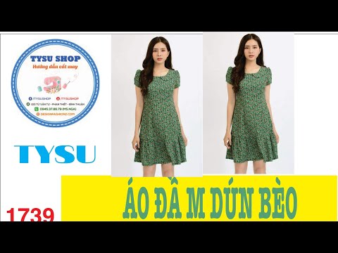 Cute Với Đầm Bèo Tysu 1739