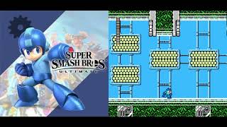 Top Man Stage Mashup - Super Smash Bros Ultimate Megaman 3 Nes