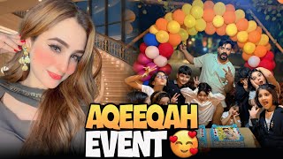 Alhamdulillah Aqeeqa Event Bhi Done Surprise For Asim