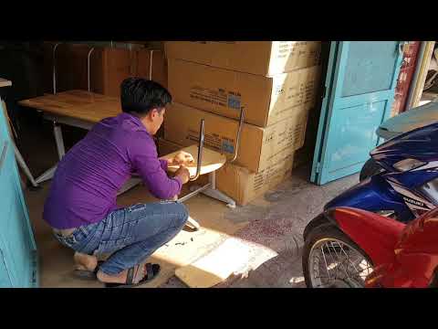 Hướng dẫn lắp ráp bàn ghế học sinh BHS-14-04-CS XUÂN HÒA (PHẦN 2)