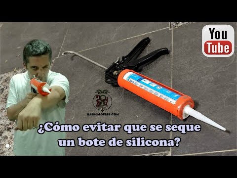 ¿Cómo evitar que se seque un bote de silicona? Trucos infalibles