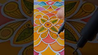 Mosaik-Mandala Teil II ✨️ #mandala #kreativität #meditation