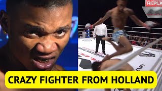 CRAZY FIGHTER SCARED his opponent during the fight! Tiger from Holland with incredibly style!