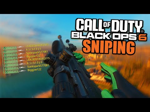 CALL OF DUTY BLACK OPS 6 SNIPING IS INSANE🔥🔥