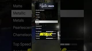 A Gta 5 Glitch That Gives You Matte Pearlescent Paint Jobs On Your Cars
