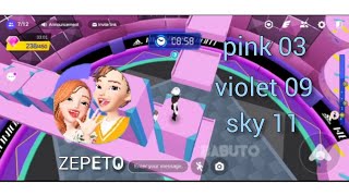 Zepeto, Jump Master. Pink03-Violet09-Sky11
