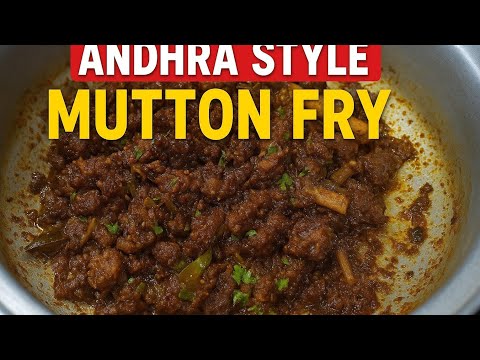 Spicy Mutton Fry | Andhra Style Mutton Fry Recipe Spicy Mutton Fry | Andhra Style Mutton Fry Recipe