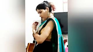 Low Waist Saree Saree Wearing Hot Vlog Saree Vlog Housewife Video New S Hot