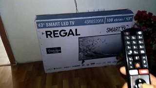 Regal 43R6520Fa 43 Uydu Alıcılı Tv K Düzenleme K Taşıma
