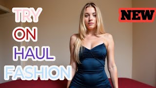 4K Lingerie Try-On Haul Close-Ups Of Sheer Styles No Bra Micro Bikini Looks