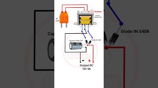 220V Ac To 12V Dc Converter With Transformer