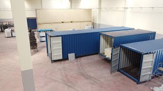Ice machine with containerized type ice storage