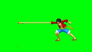 One Piece Green Screen - One Piece Luffy