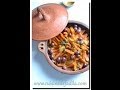 Cuisine Marocaine: tajine de poulet aux carottes et aux olives