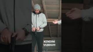 Yanlıslıkla Kendini Vurdu