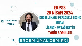 147 Ekpss - Lisans Ve Ortaöğretim 28 Ni̇san 2024 Soru Çözüm Ve Izleri