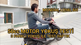 50Cc Motor Yokuş Testi Mondial Loyal 50