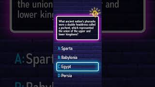 Which Ancient Nations Pharaohs Wore The Pschent Double Headdress Symbolizing Unity?