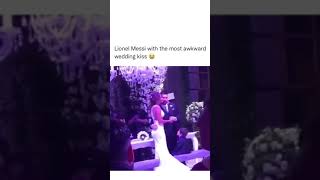 Messi Wedding Kiss
