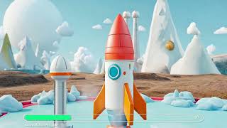 60 Second Timer - Space Rocket Countdown