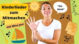 Kinderlieder Zum Mitmachen - Bewegungslieder Für Babys & Kleinkinder - Lernen Für Kleine- Miss Josi