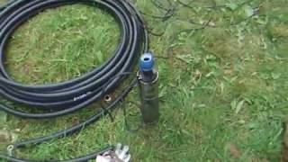 Водопровод из скважины на даче Павловский посад, монтаж скважинного насоса.