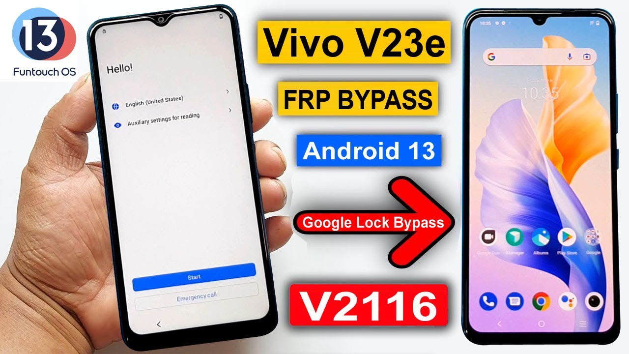 Vivo V23e Frp Bypass Android 13 | Vivo V23e (V2116) Vivo V23e Frp Bypass Android 13 | Vivo V23e (V2116)