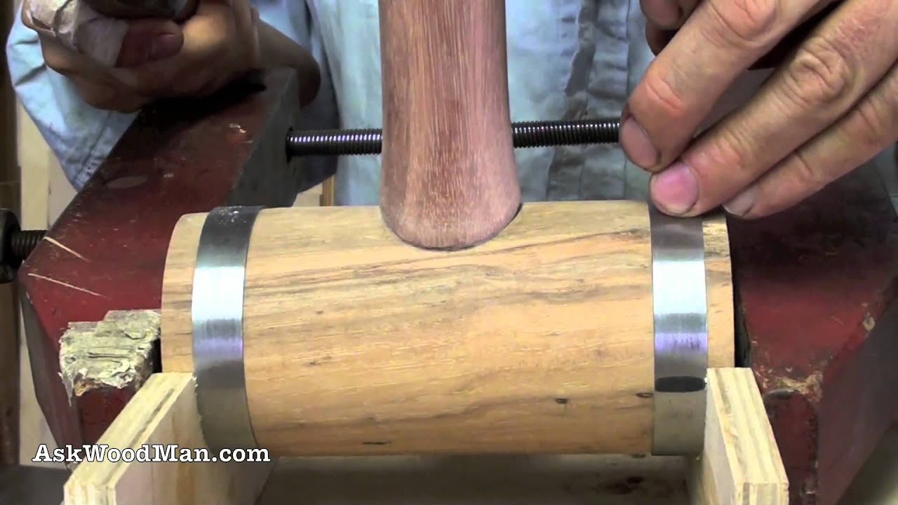 36 of 42: How To Make A Steel Hooped Wooden Mallet ...