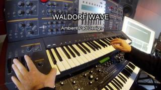 Waldorf Wave ambient Pads design.