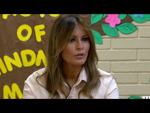 Melania Trump visits child immigrant detention center
