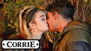 Nina And Aadi Kiss Coronation Street