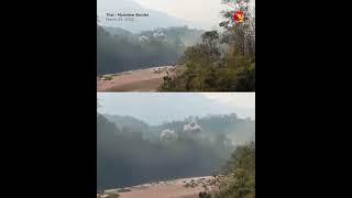 Myanmar Junta Conducts Airstrikes Near Thai Border