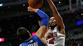Taj Gibson Posterizes Nikola Vucevic