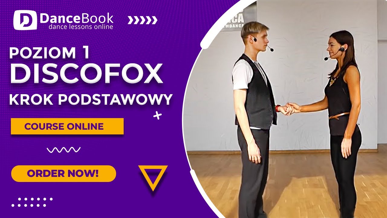 DiscoFox (2 na 1) - Lekcja 1 - Krok Podstawowy - Michał Gałek i Klaudia ...