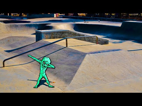 WAS THIS SKATEPARK BUILT BY ALIENS?!
