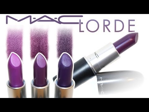 Review & Swatches: MAC Lorde PURE HEROINE Lipstick | Dupes +...